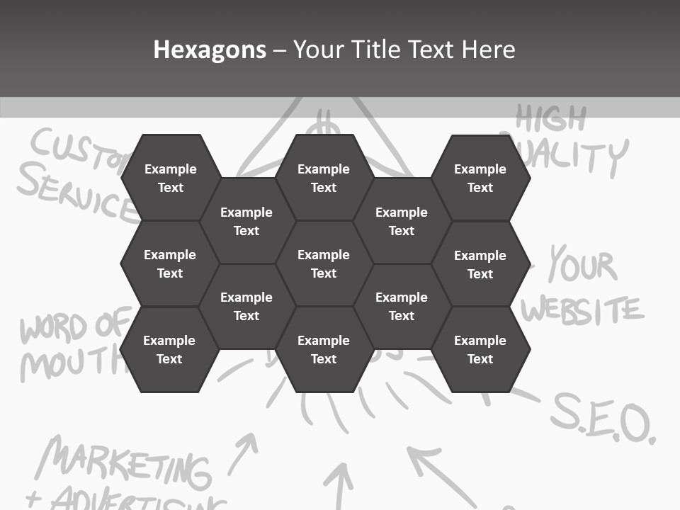 Elderly Closeup Grandmother PowerPoint Template