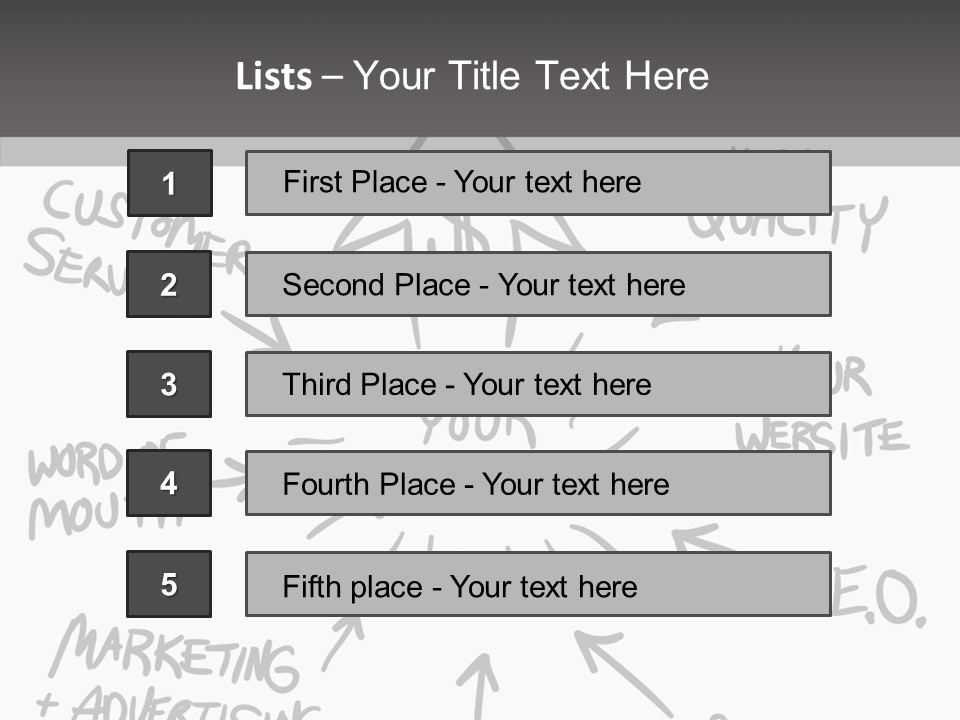 Elderly Closeup Grandmother PowerPoint Template