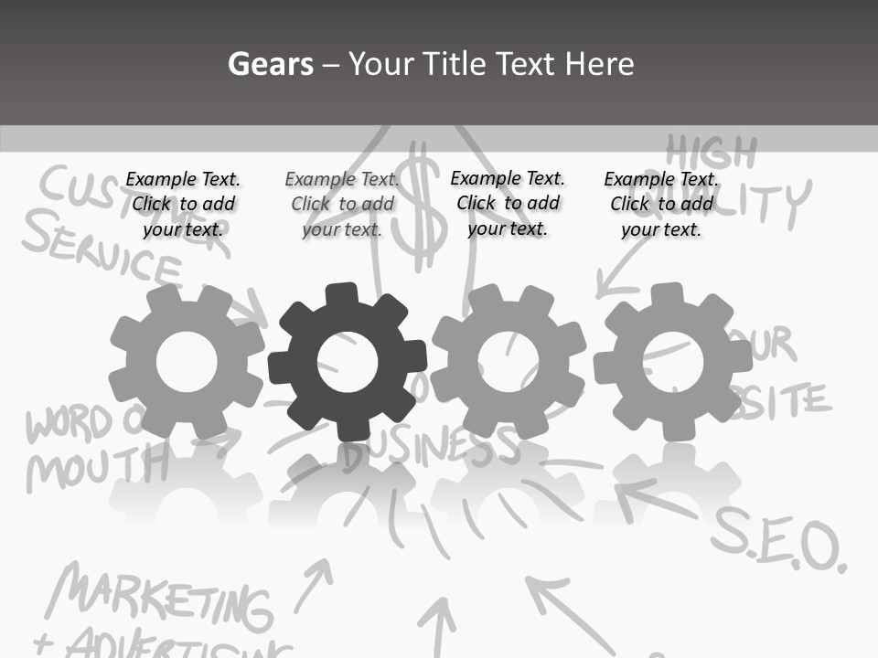 Elderly Closeup Grandmother PowerPoint Template