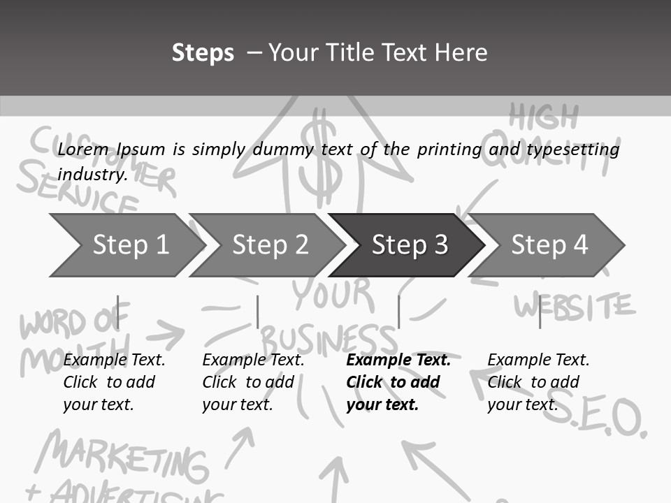Elderly Closeup Grandmother PowerPoint Template