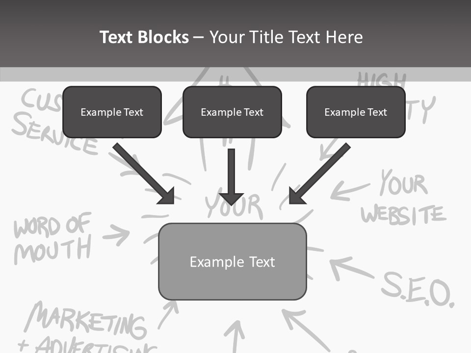 Elderly Closeup Grandmother PowerPoint Template