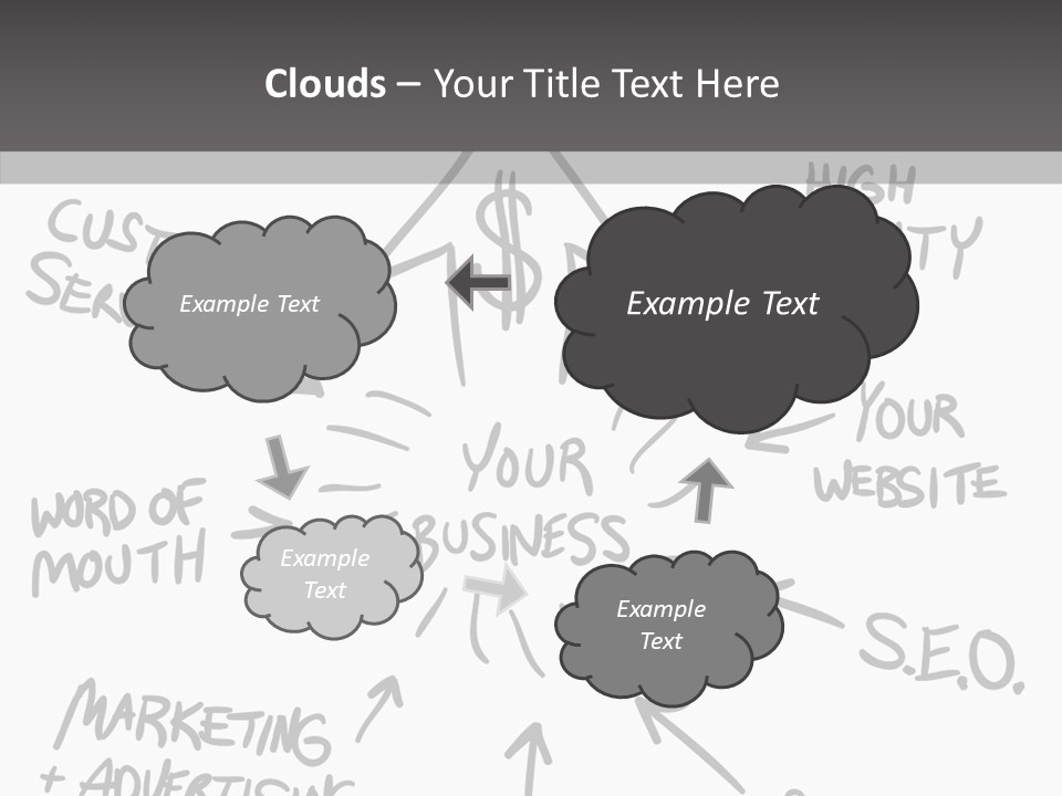 Elderly Closeup Grandmother PowerPoint Template