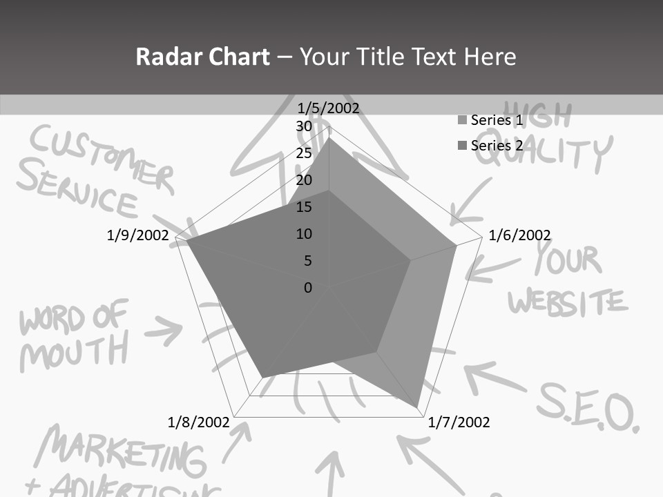 Elderly Closeup Grandmother PowerPoint Template