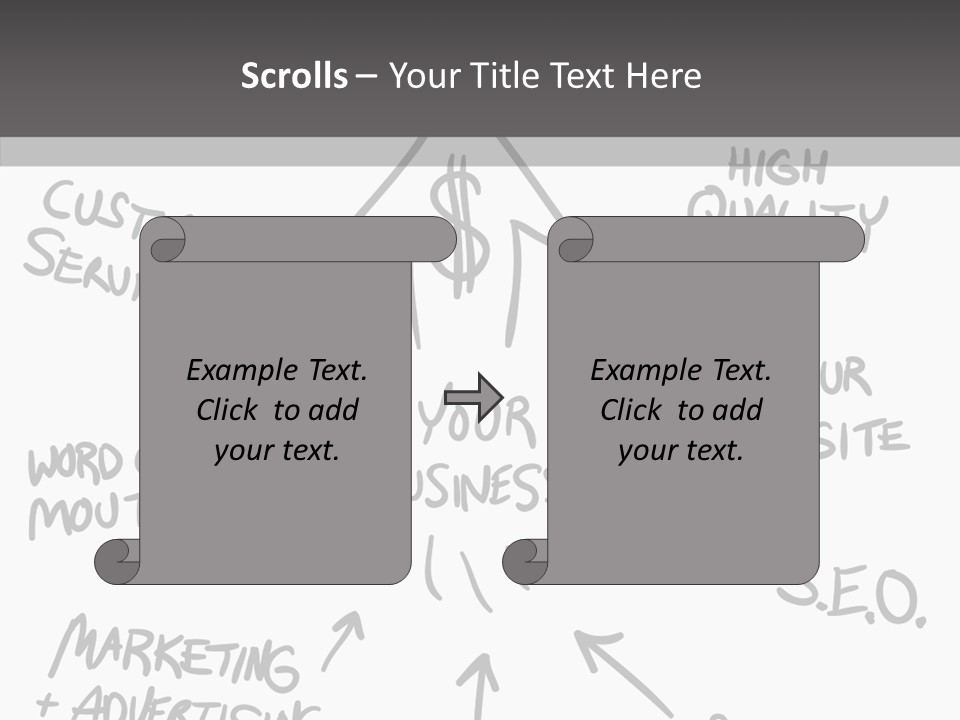 Elderly Closeup Grandmother PowerPoint Template