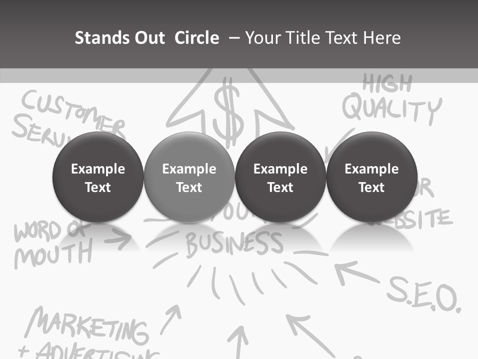 Elderly Closeup Grandmother PowerPoint Template