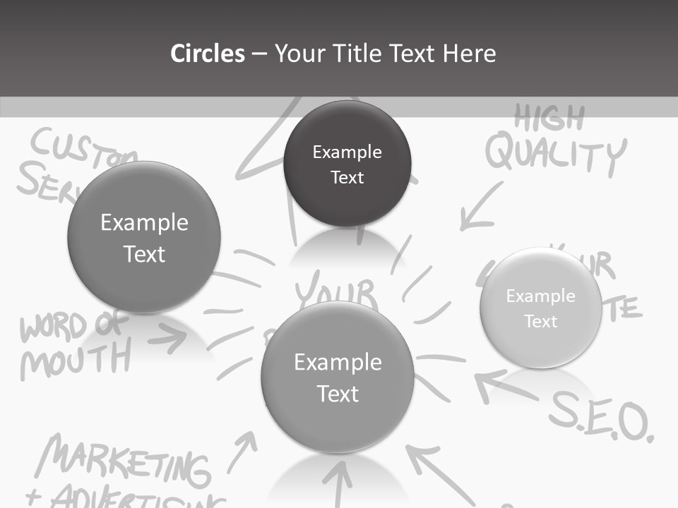 Elderly Closeup Grandmother PowerPoint Template