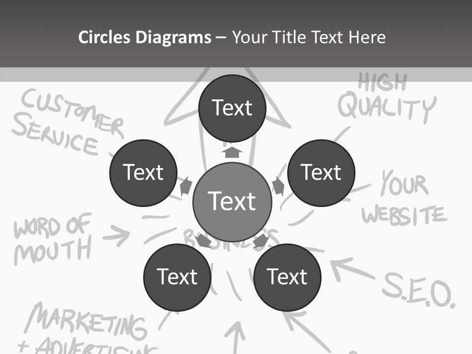 Elderly Closeup Grandmother PowerPoint Template