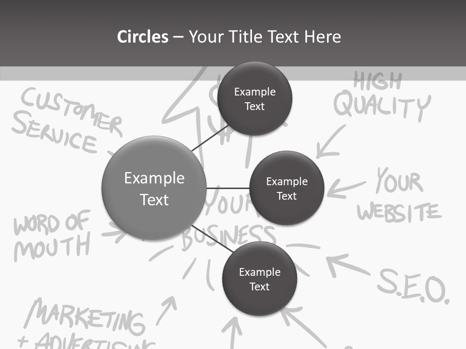 Elderly Closeup Grandmother PowerPoint Template