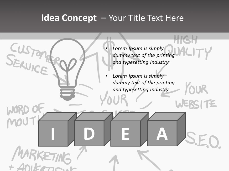 Elderly Closeup Grandmother PowerPoint Template