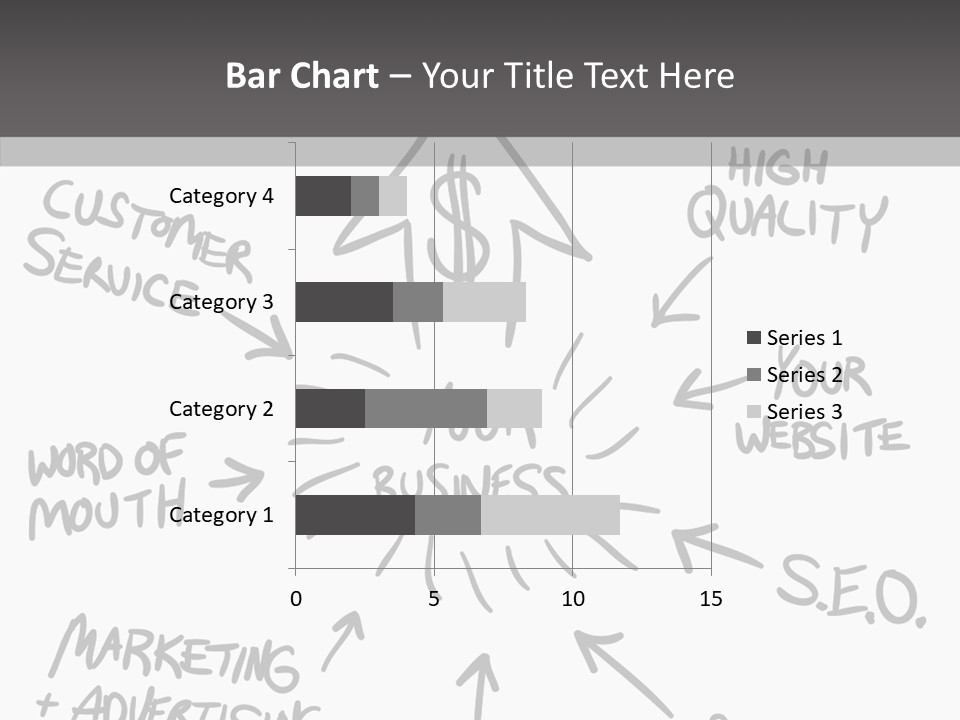 Elderly Closeup Grandmother PowerPoint Template