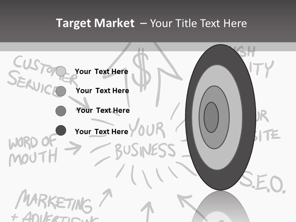 Elderly Closeup Grandmother PowerPoint Template