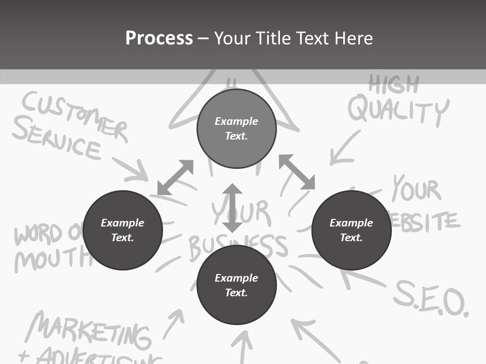 Elderly Closeup Grandmother PowerPoint Template