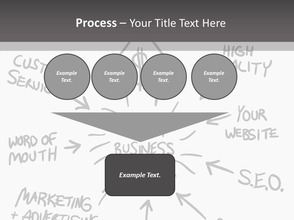 Elderly Closeup Grandmother PowerPoint Template