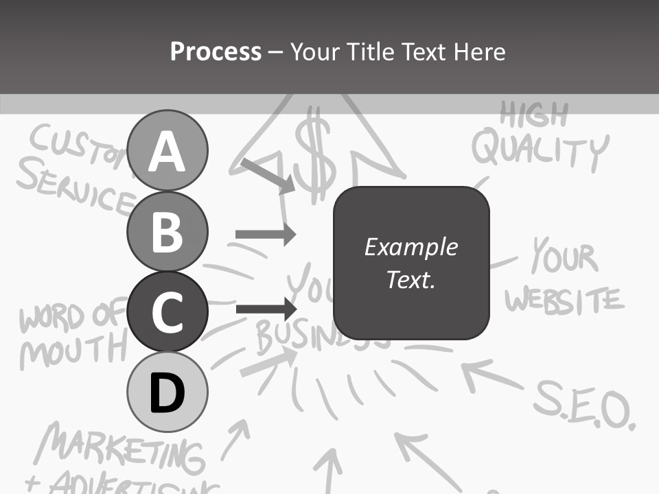 Elderly Closeup Grandmother PowerPoint Template