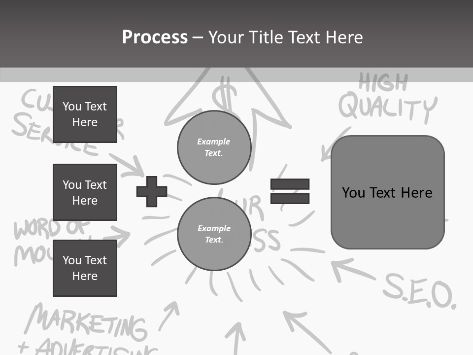Elderly Closeup Grandmother PowerPoint Template