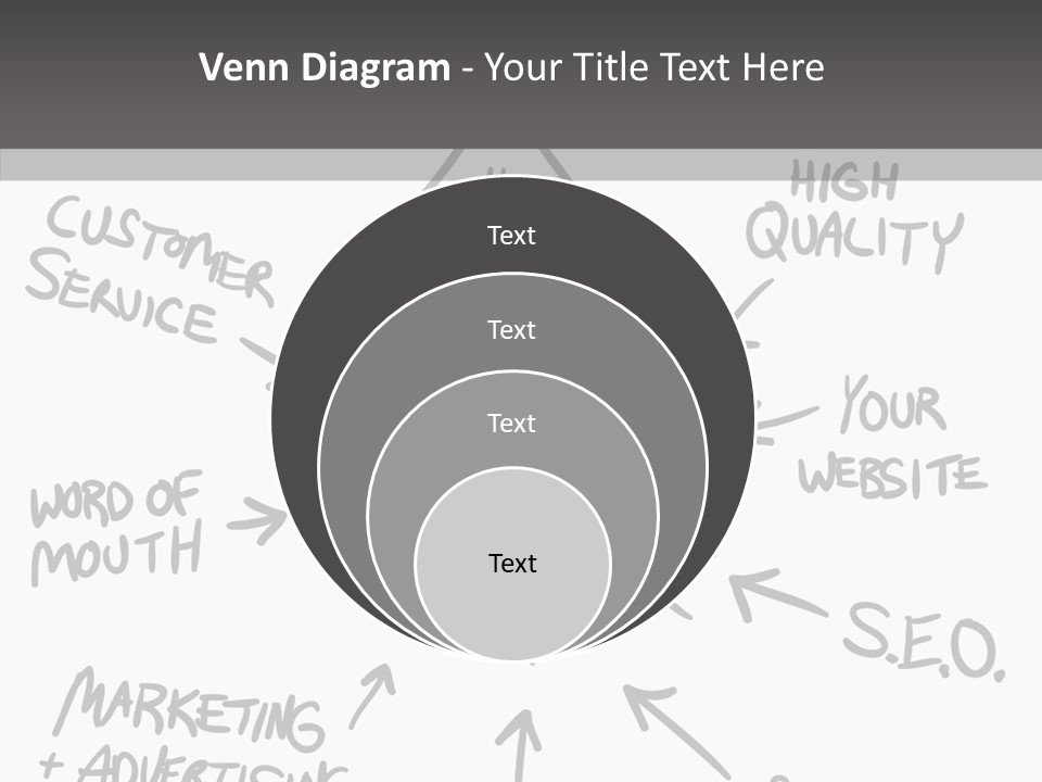 Elderly Closeup Grandmother PowerPoint Template