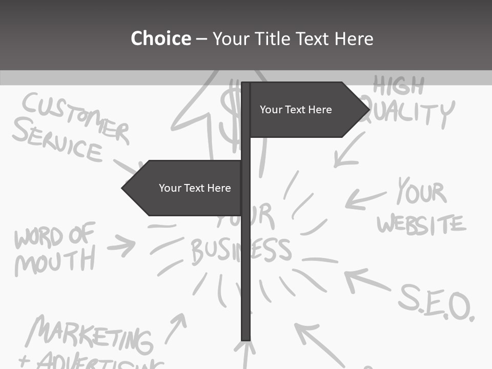 Elderly Closeup Grandmother PowerPoint Template