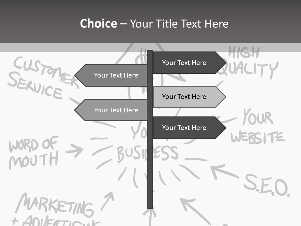 Elderly Closeup Grandmother PowerPoint Template