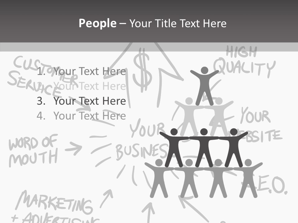 Elderly Closeup Grandmother PowerPoint Template