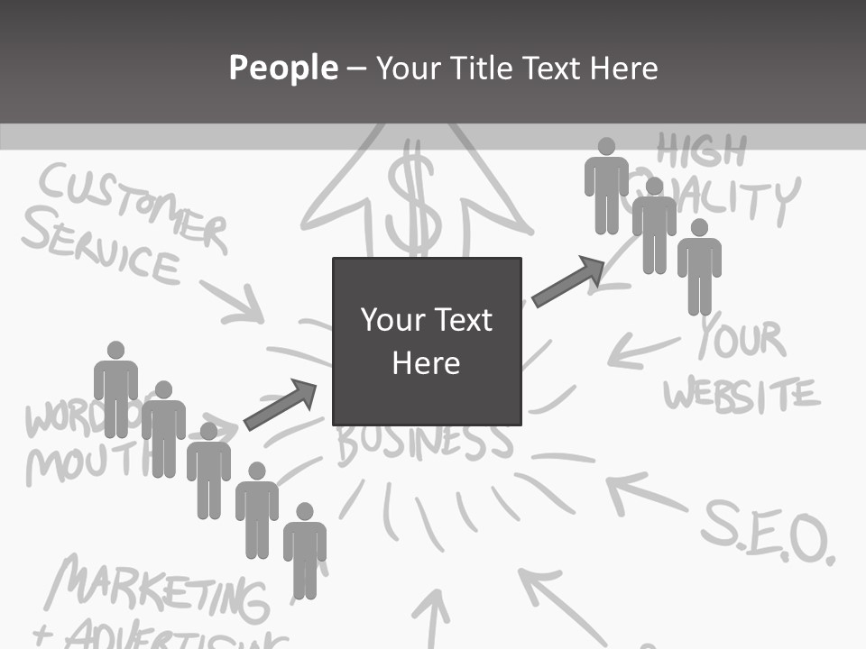 Elderly Closeup Grandmother PowerPoint Template