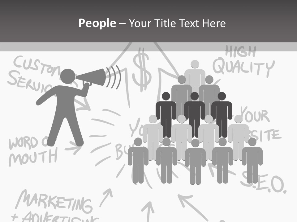 Elderly Closeup Grandmother PowerPoint Template