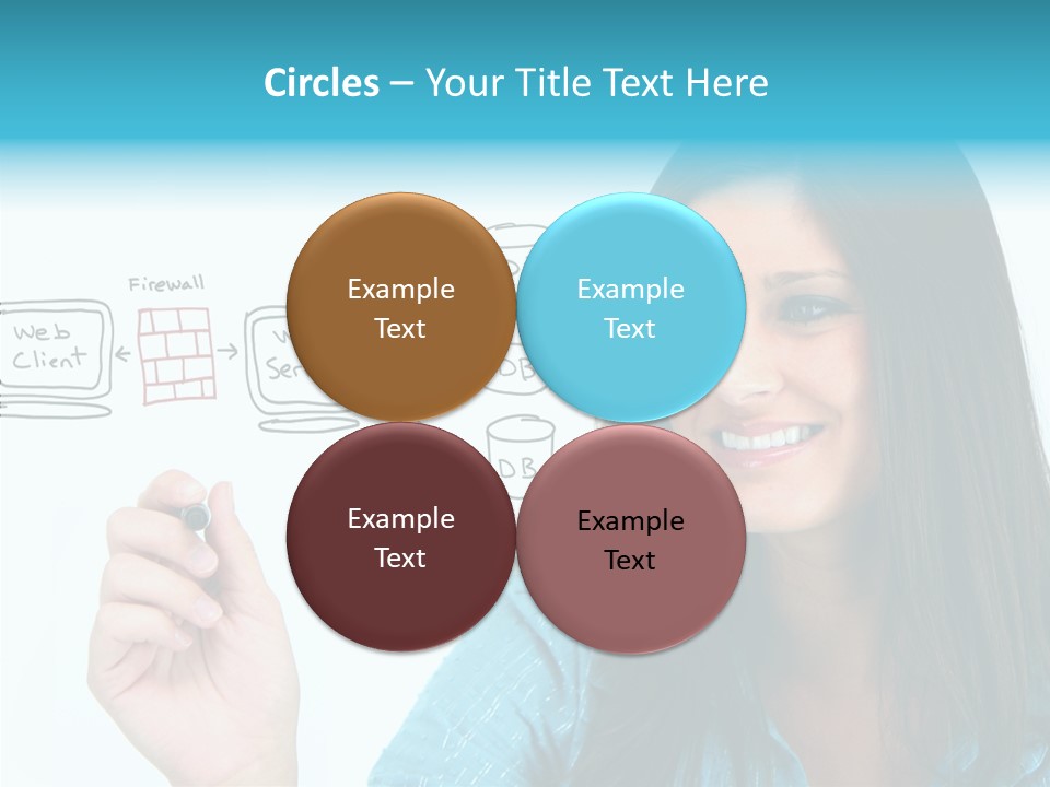 Female Old Finger PowerPoint Template