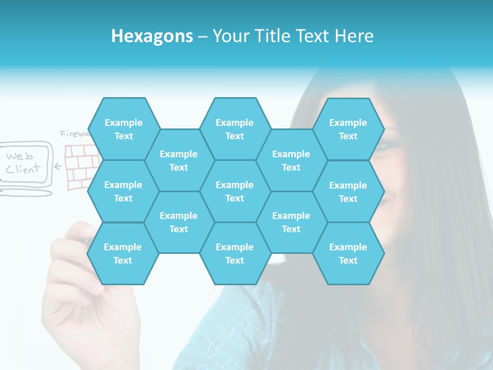 Female Old Finger PowerPoint Template