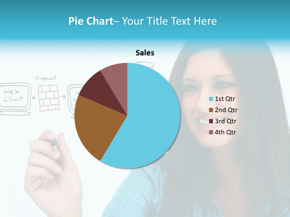 Female Old Finger PowerPoint Template