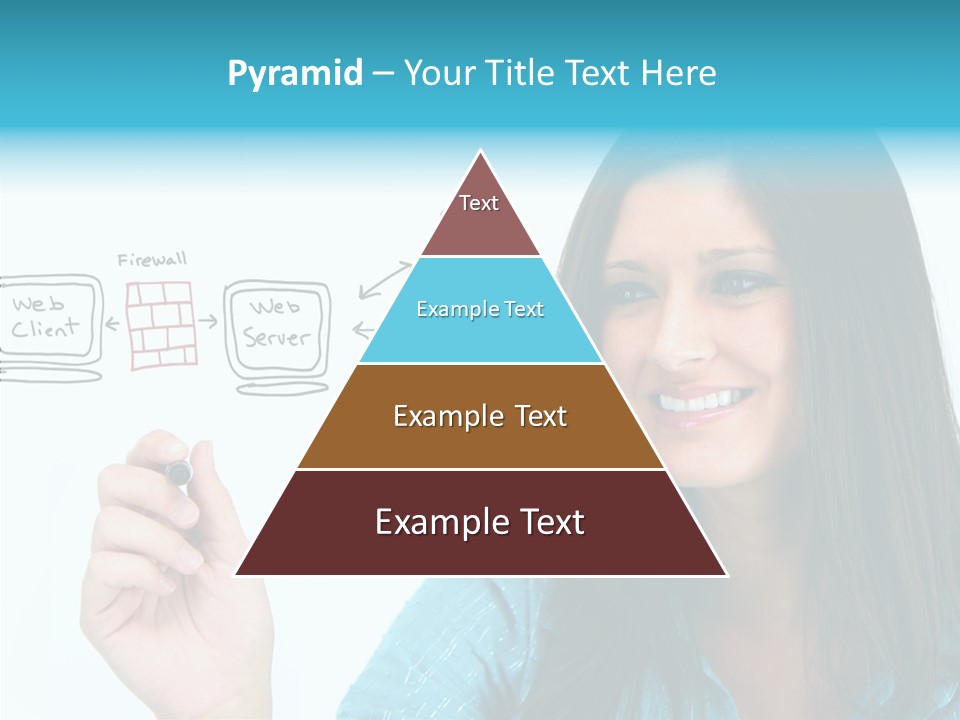 Female Old Finger PowerPoint Template