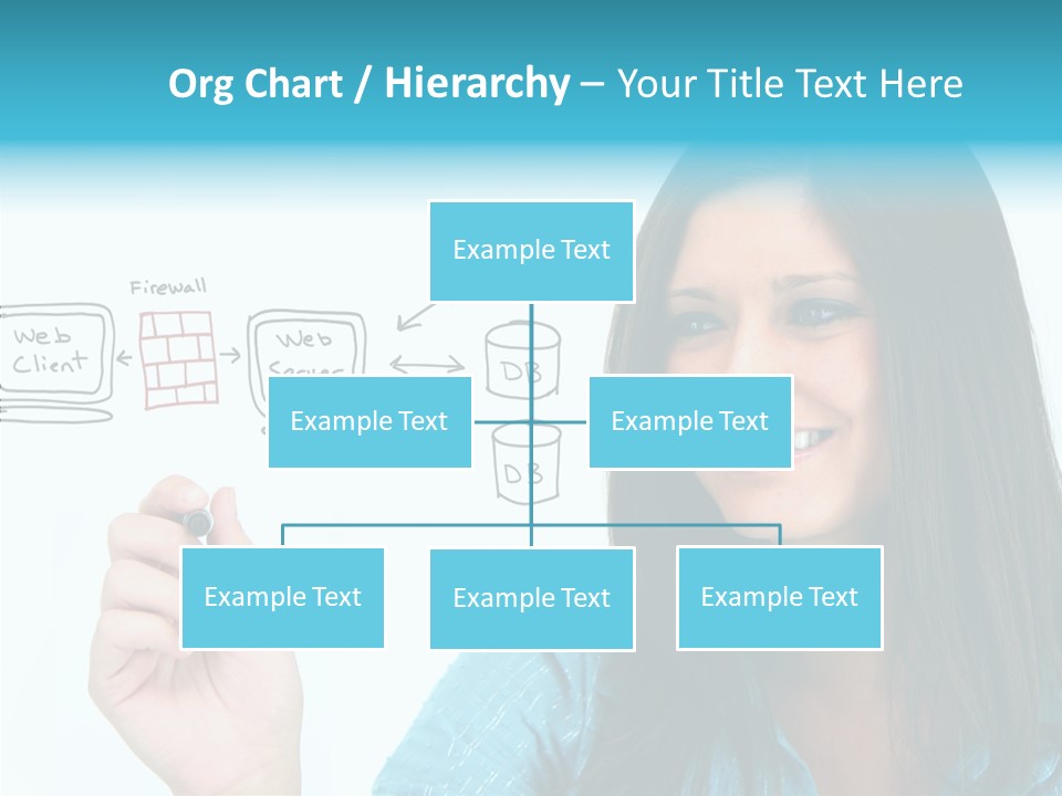 Female Old Finger PowerPoint Template