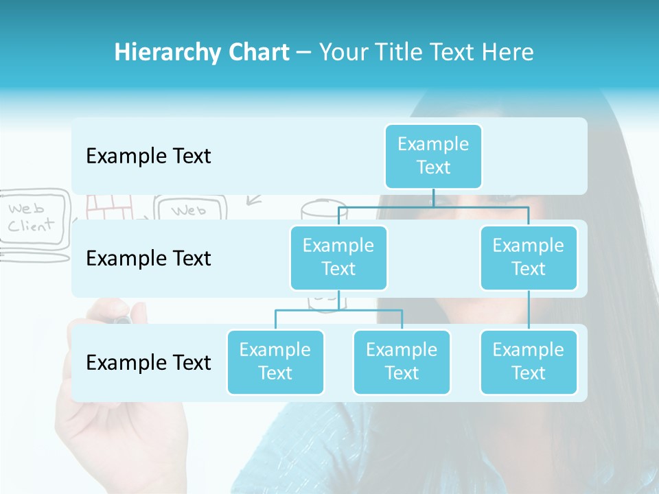 Female Old Finger PowerPoint Template