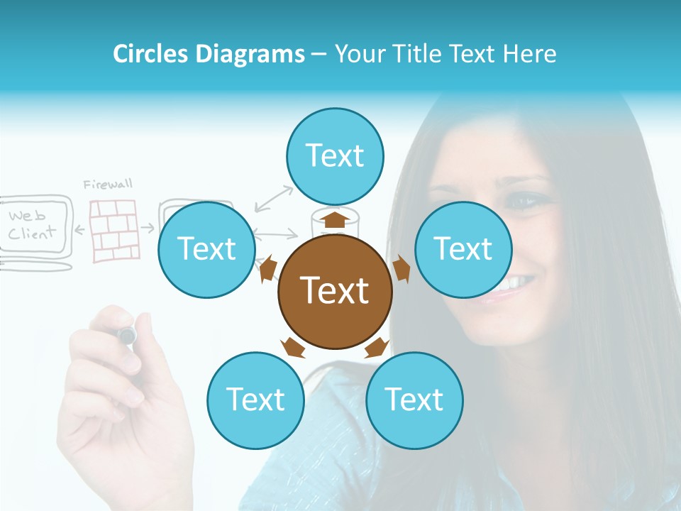 Female Old Finger PowerPoint Template