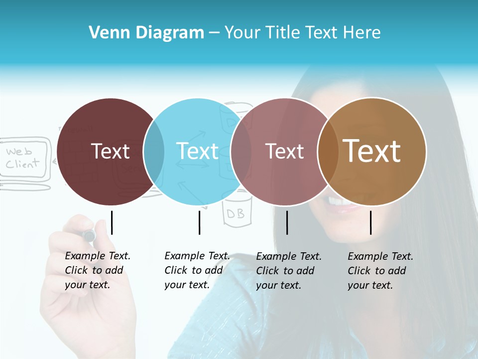 Female Old Finger PowerPoint Template