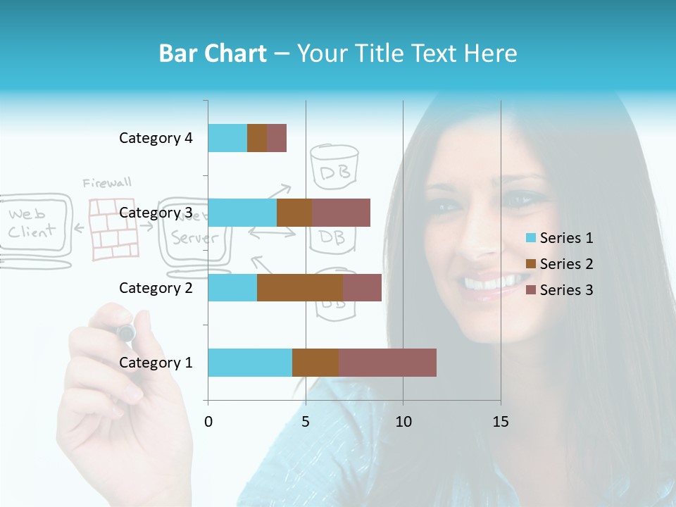 Female Old Finger PowerPoint Template