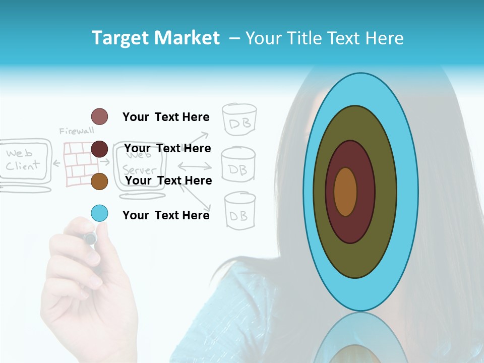 Female Old Finger PowerPoint Template