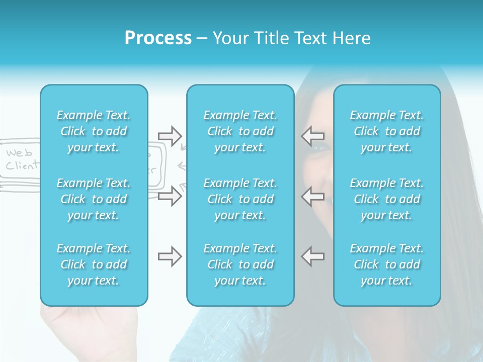 Female Old Finger PowerPoint Template