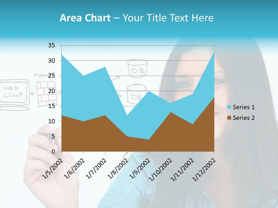 Female Old Finger PowerPoint Template