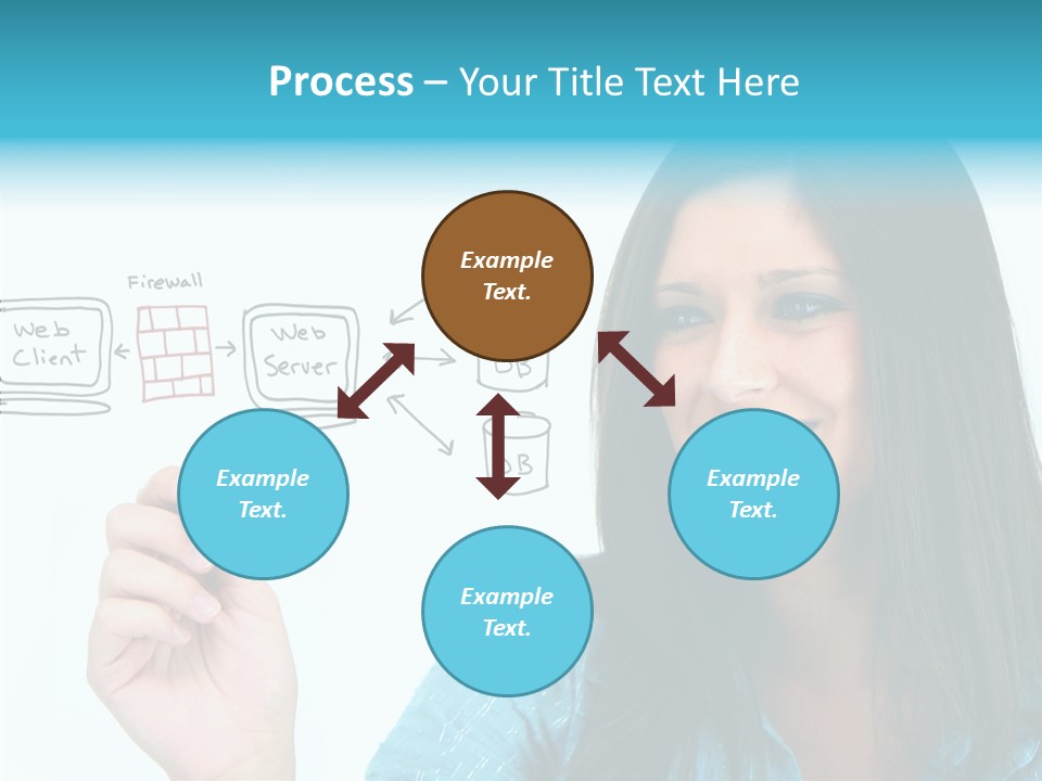 Female Old Finger PowerPoint Template