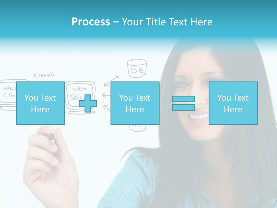 Female Old Finger PowerPoint Template