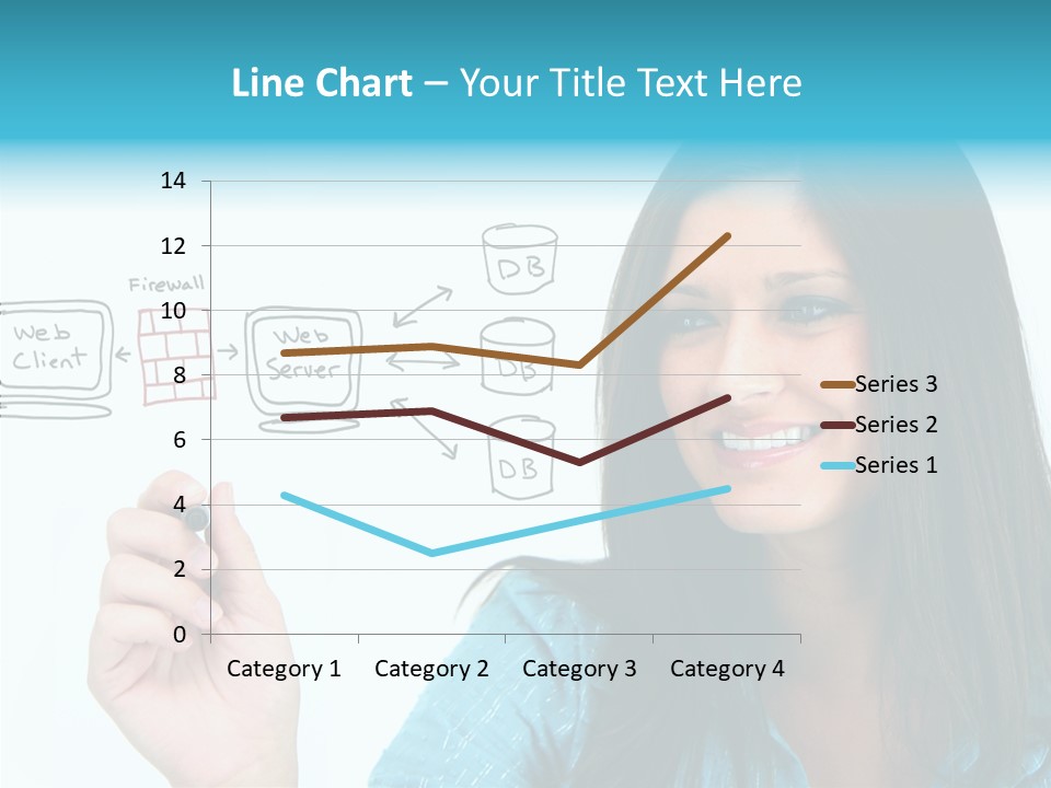 Female Old Finger PowerPoint Template