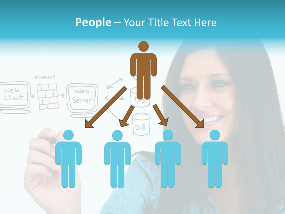 Female Old Finger PowerPoint Template