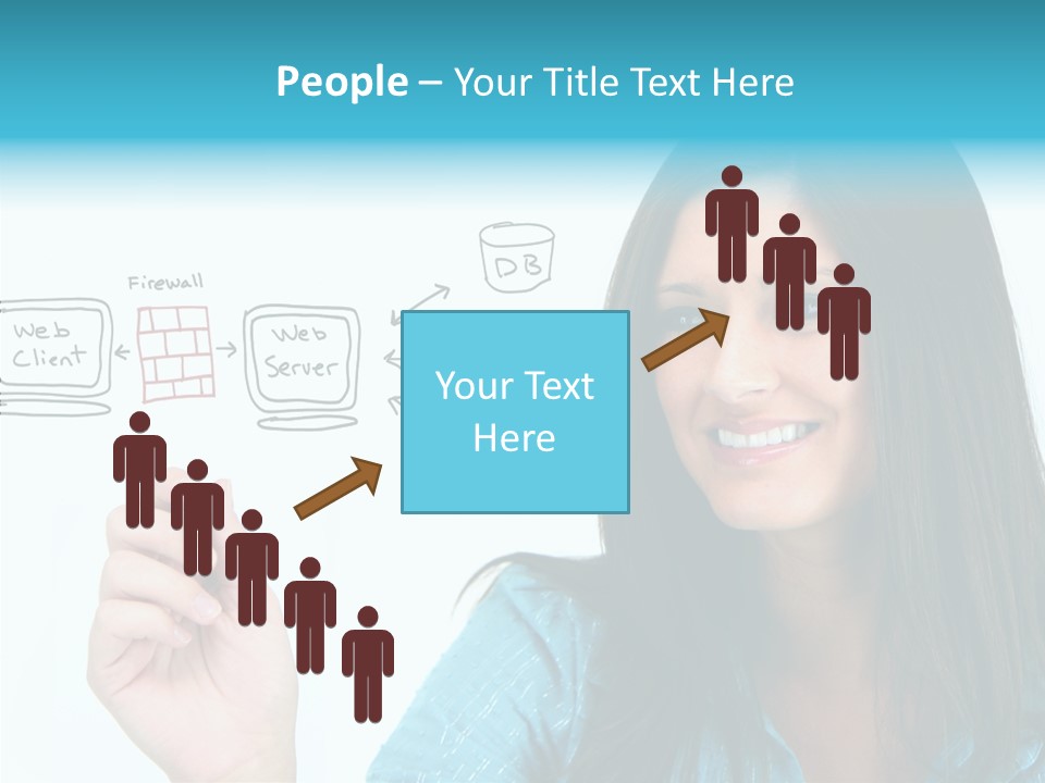 Female Old Finger PowerPoint Template