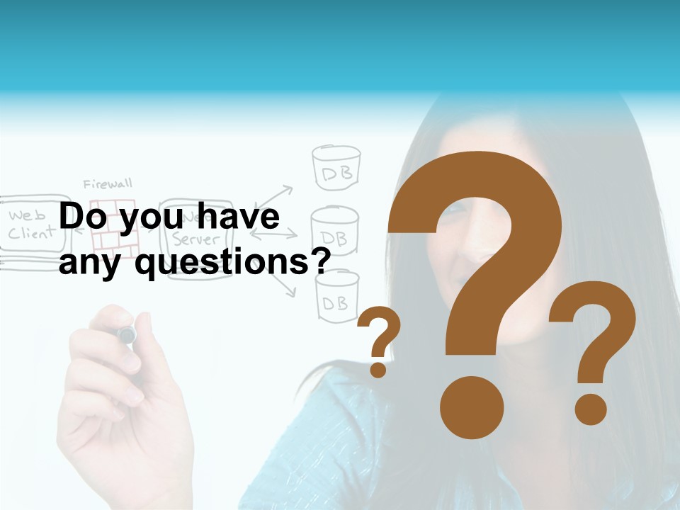 Female Old Finger PowerPoint Template