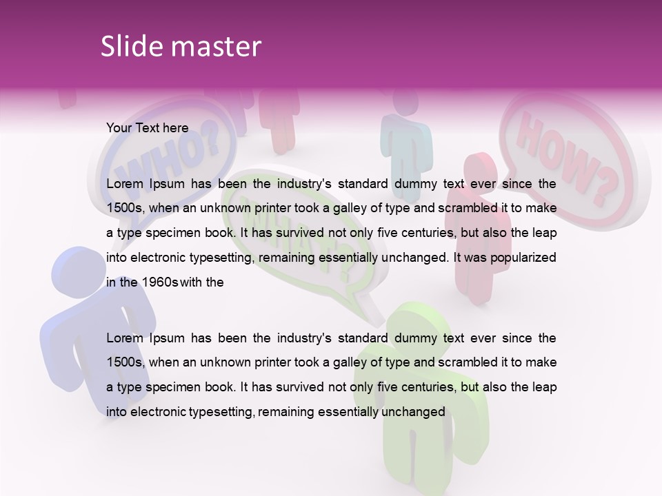 Human Background Help PowerPoint Template