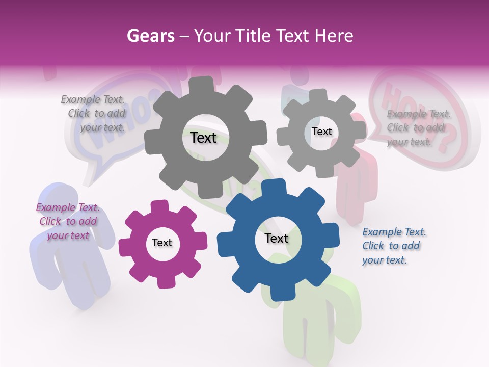 Human Background Help PowerPoint Template