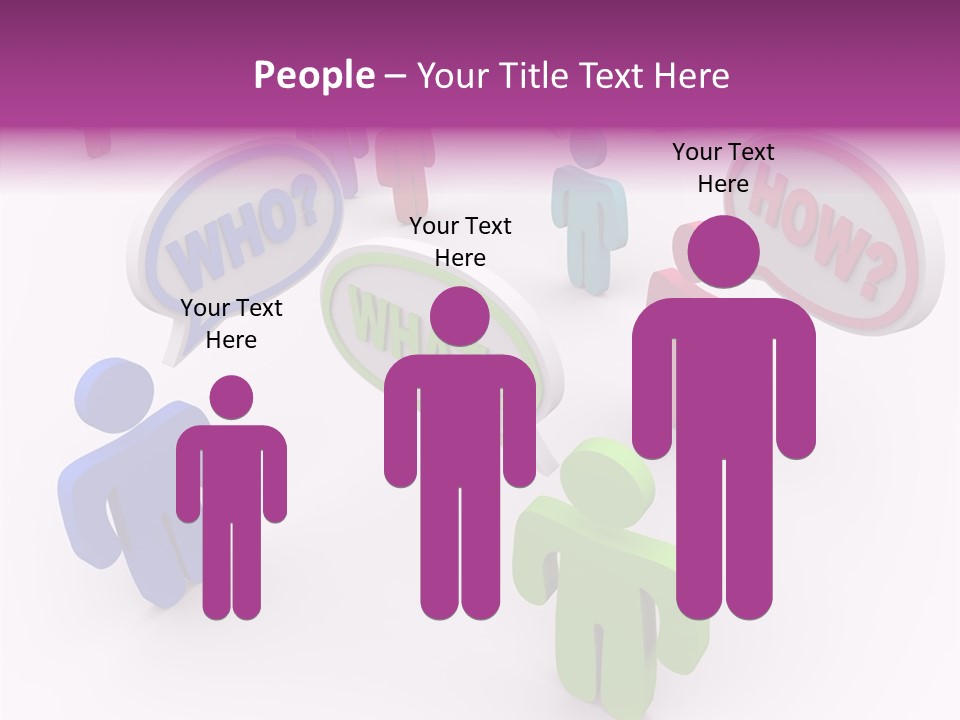 Human Background Help PowerPoint Template