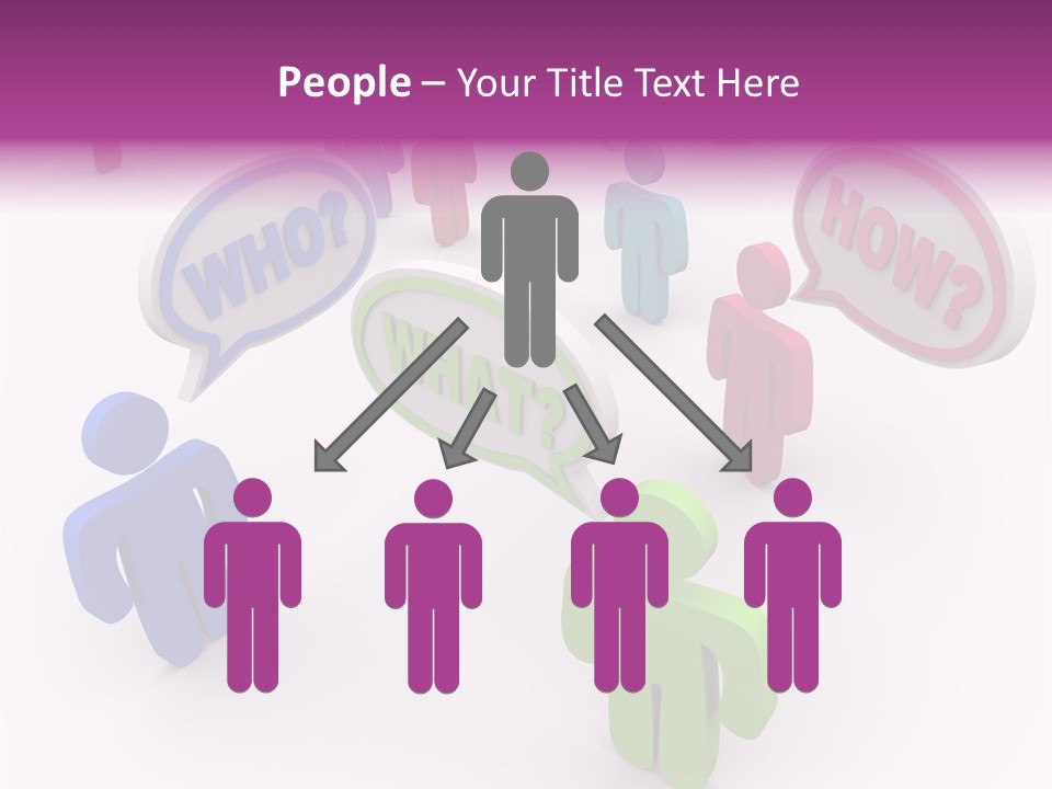 Human Background Help PowerPoint Template