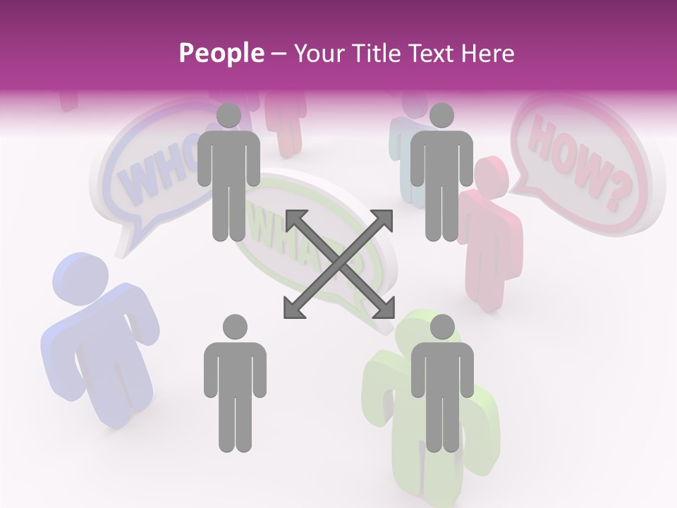 Human Background Help PowerPoint Template