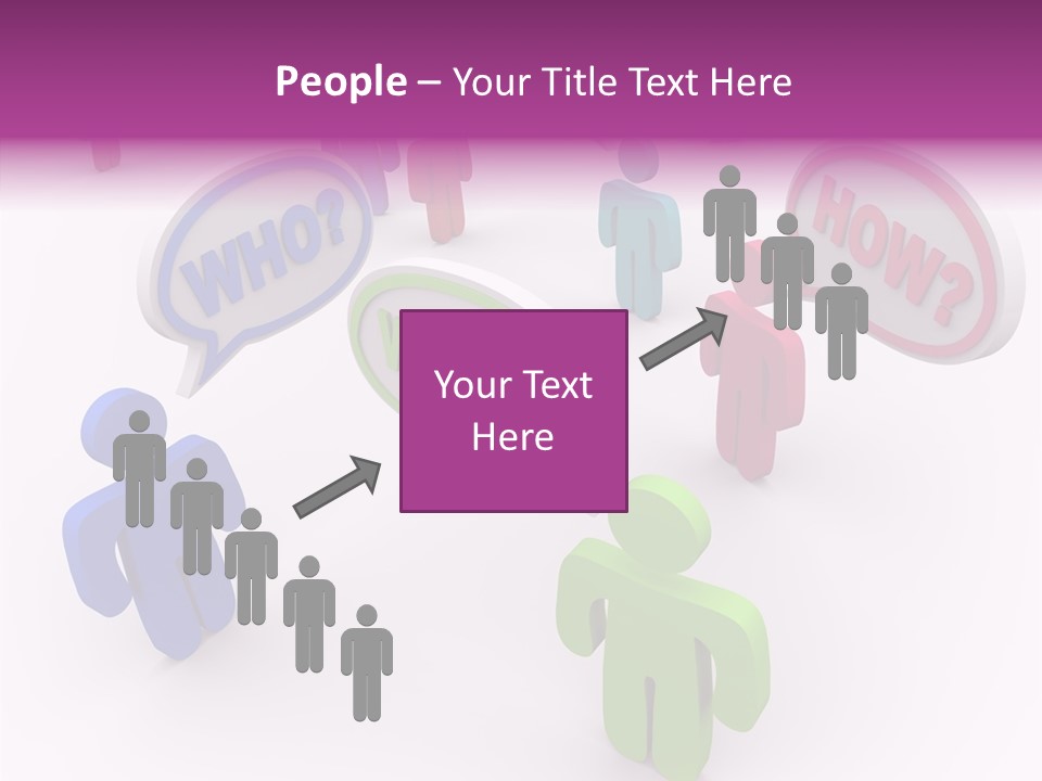 Human Background Help PowerPoint Template