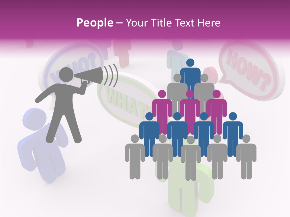 Human Background Help PowerPoint Template